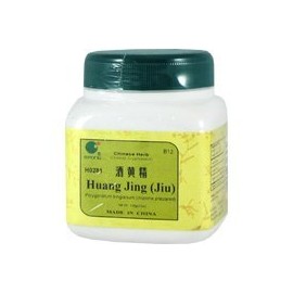 Huang Jing Jiu - Polygonatum Rhizome, Jiu Prepared, 100 Grams,(E-Fong)