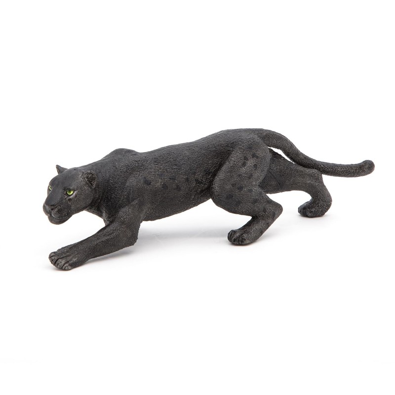 Papo WILD ANIMAL KINGDOM Tiere Figurine, 50026 Black Leopard, Multicolour