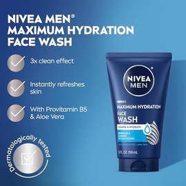 NIVEA MEN Original Protective Face Lotion, SPF 15, 2.5 oz Tube (Pack of 4)