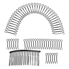 U Shape Hair Finishing Fixer Comb,Invisible U Pin Hair Side Combs | Decorative Hair Updo Styling Tool for Women & Girls Hairstyle, Hair Accessories Hair Combs