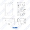 Fixrello evo v2 UPVC Double Glazing Door Flag Hinge Adjustable