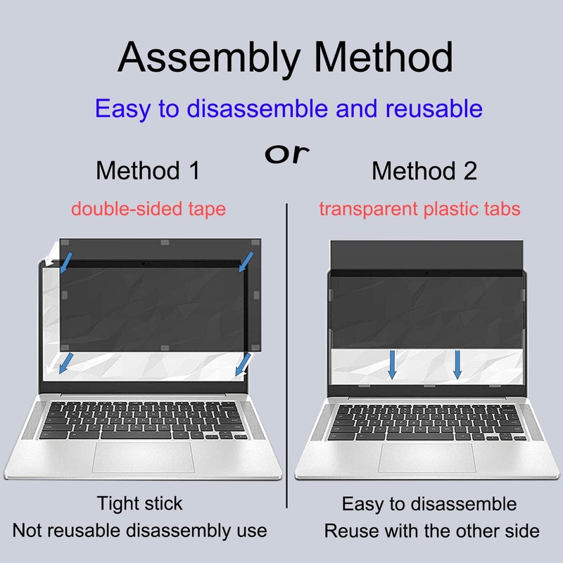 SUBDUEDLT 13.3 inch Privacy Screen Filter, Protecting Your Privacy And