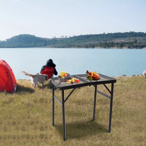 Grill Outdoor Picnic Folding Camping Table Multi-function