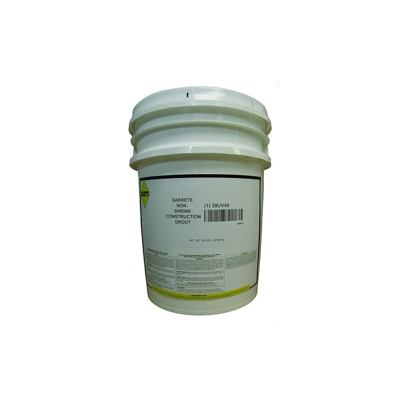 Non-Shrink Grout, Pail, 50 lb, 0.45 cu. ft.