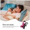 COLLBATH 2pcs Satin Eye Mask Flirting Costumes Eye Patch Accessories