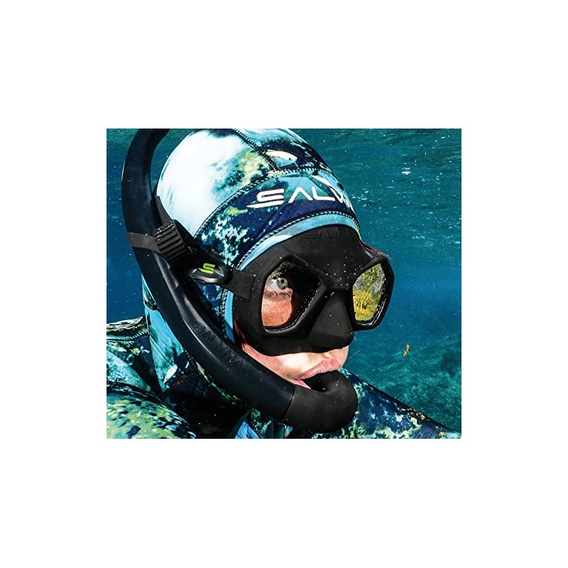 SALVIMAR Hator Mask, Black, Adulto