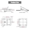 Flush Mount Paddle Door Latch 141mm/5.6inch - 304 Stainless Steel