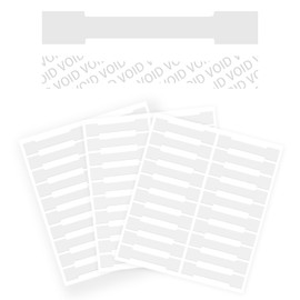 Transparent Seal Label, Tamper Proof Envelope Box Sticker, Security Label Sticker (Bone)