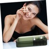 Healeved Dressing Table Makeup Organizer Cosmetics Storage Box Lipstick Compartments