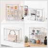 VGLXTRNT 3 Tier Clear Display Case for Figures, Wall-Mounted Acrylic