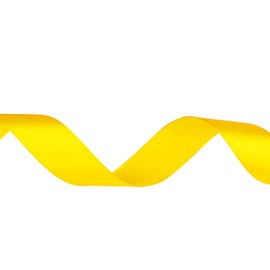 Yellow Satin Ribbon 1 Inch x 25 Yards, Solid Color Yellow Fabric Satin Ribbon for Gift Wrapping, Crafts, DIY Bows, Wreath, Wedding Birthday Party Decoration Sewing Projects