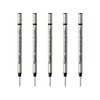 Ohto Ceramic Roller Water-Based Refills C-305P, Black Ink, Metal Body