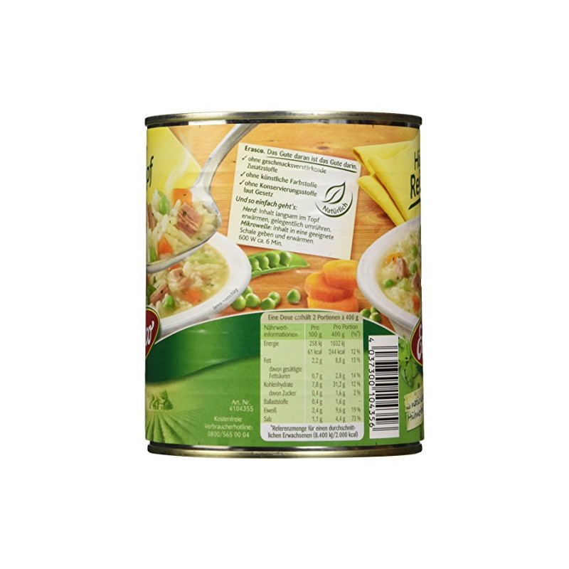 Erasco Chicken Rice Pot 800g