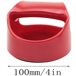 LQ Industrial Plastic Printing Tool Embossing Tools for Printing Supplies 100mm Red Push Handle Embossing Tool for Printmaking Supplies Stamping Tool Air Hockey Striker Ice Hockey Machine Accessories