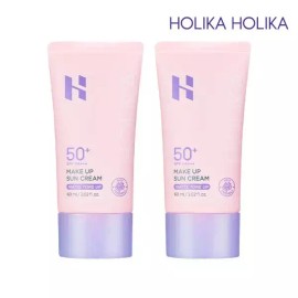 Holika Holika [홀리카홀리카][1+1] 메이크업 선크림 SPF50+ PA+++ 60ml [Holika Holika] [1+1] Makeup Sunscreen SPF50+ PA+++ 60ml