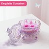 Qopoto 5 Pieces Large Body Powder Puff and Powder Container,