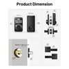 Zowill Keyless Entry Door Lock with 2 Lever Handles, Zowill