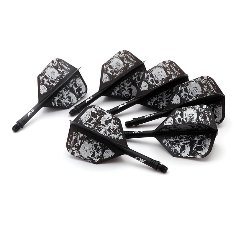 CUESOUL 6 Pieces ROST Integrated Dart Shaft and Flights,with exclusive