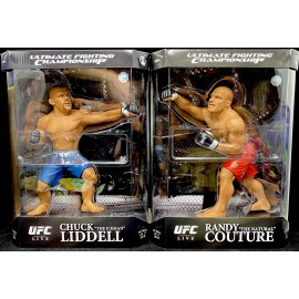 Round 5 UFC Round 5 Chuck Liddell & Randy Couture 10 Inch Figure Set Live 2010 Collector