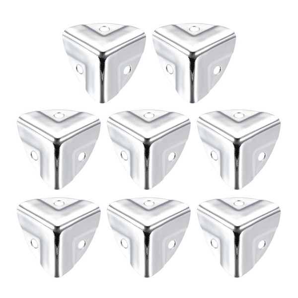 sourcing map Corner Protection Edge Protection Cover Metal Box Silver