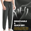 HomyComy Men's Workout Pants Quick Dry Jogging Sweatpants Lightweight Casual