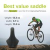 VELMIA Bicycle Saddle 100% Waterproof, Seamless & Ergonomic Design -