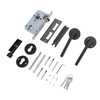 House Door Handle Lock Aluminum Black Antioxidant Coating Shock Resistance