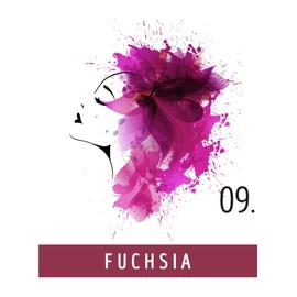 FUNKY COLOR Fuchsia 09, semi-permanent hair dye, semi-permanent hair colour. (28 colours).