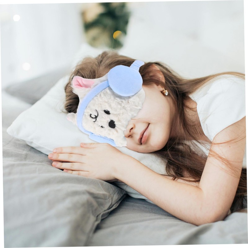 Baluue Cute Cartoon Sleeping Eye Mask for Women Breathable Blindfold