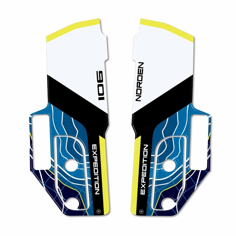labelbike - 3D Motorcycle Mudguard Sticker Compatible with Husqvarna Norden