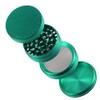 LIHAO 2" Grinder 4 Piezas Grinder Metálico con Rascador Polen