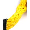 QWORK® Soft Shackle Synthetic Rope, 1/2 Inch x 20 Inch,