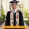 CHMKMF El Salvador Graduation Stole, Salvadoran American Flag Graduation Sash