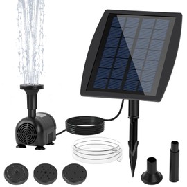 DDcafor Solar Fountain Pump for Bird Bath Solar Water Fountain 2.5W Bird Bath Water Pump Solar Powered Fountain Pump for Small Pond Garden Water Feature