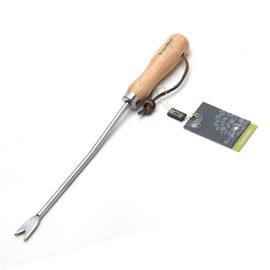 Burgon & Ball Stainless Steel Dandelion Weeder with Wooden Handle | RHS Endorsed & FSC Wood