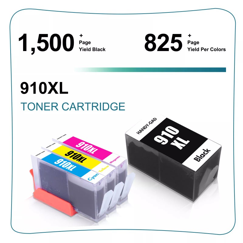 For HP 4 PK 910XL Ink Cartridge for HP OfficeJet