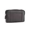 DFVmobile - Multi-purpose belt case with 2 compartments zip for