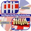 16 Pack Small UK United Kingdom Flags on Stick -