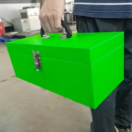Metal Toolbox Portable Locking Tool Box Metal Took box Tool Box Organizer Toll Box Tool Kit for Women Tool Organizers with Metal Latch-Green