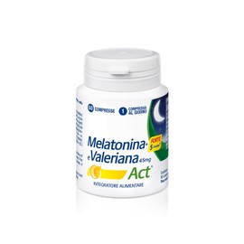 Melatonina Act + Forte 5 Complex, Integratore Alimentare, 60 Compresse