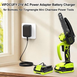 21V AC/DC Adapter Charger for Bomves, for Tingmengte, for FAMICCI Chainsaw