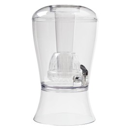 CreativeWare 3 Gallon Beverage Dispenser With Ice Cylinder And Fruit Infuser