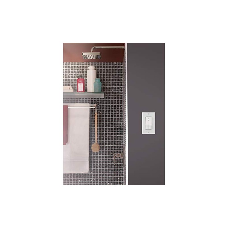 Broan-NuTone MS100WR Motion Sensor Wall Control for Bathroom Exhaust Fan,