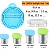 Comtim Pet Food Can Cover Silicone Can Lids for Dog