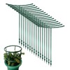 USHXVG 16 Piece Plant Support Rod, Double Layer Splicable Plant