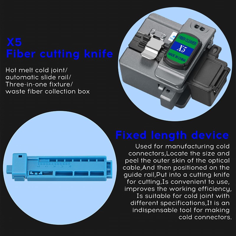 Fiber Optic Termination Tool Kit FTTH Cable Cold Welding Tool