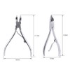 Toenail Clipper, Professional Stainless Steel Nail Clipper Ingrown Toenail Tool