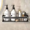 No-Drill Bathroom Shelf Wall Mounted Shower Storage Rack