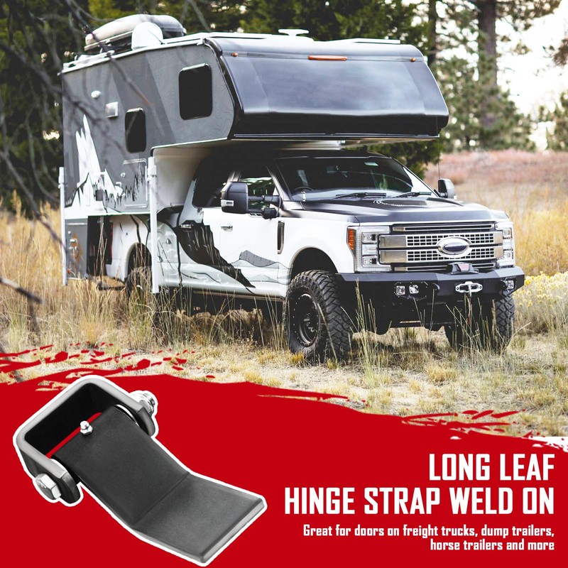 SPARKWHIZ Dump Trailer Hinges Weld on Heavy Duty Greaseable Dump