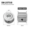 uxcell 5M-25T-5/8B Timing Belt Pulley 5/8" Bore, 25 Teeth Aluminum